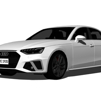 超精细汽车模型 奥迪 S4